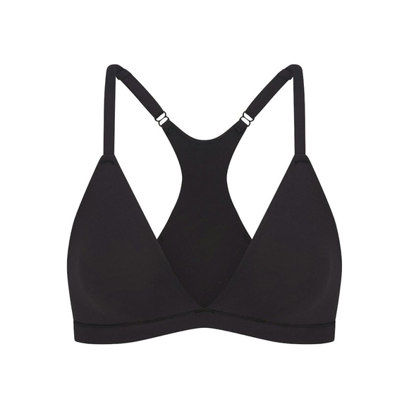 SKIMS Fits Everybody Racerback Plunge Triangle Bralette NWT - Picture 3 of 8